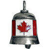 Portachiavi moto campanella portafortuna Canadian Flag set 3pz