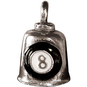 Portachiavi moto campanella portafortuna 8 Ball set 3pz