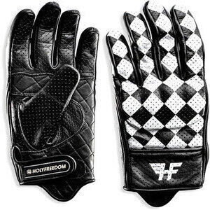 Motorcycle gloves Holy Freedom Bullit black/white