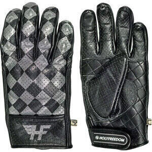 Motorcycle gloves Holy Freedom Bullit black/grey