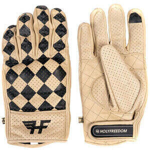 Motorcycle gloves Holy Freedom Bullit sand