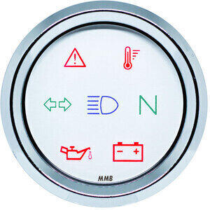 Set spie led MMB corpo cromo fondo bianco