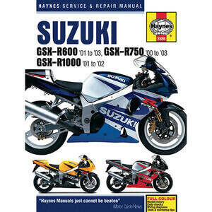 Manuale di officina per Suzuki GSX-R '00-'03