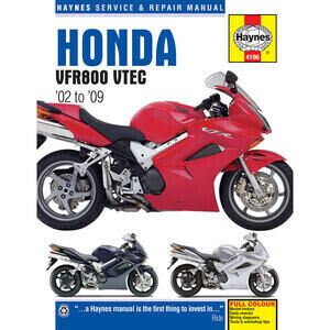 Workshop manual Honda VFR 800 \'02-\'09