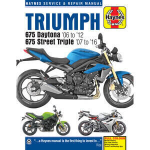 Manuale di officina per Triumph Street Triple 675