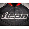 Giacca moto Icon Hypersport2 Prime nero/bianco/rosso - Foto 3