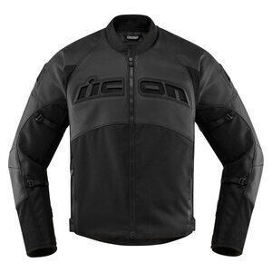 Giacca moto Icon Contra2 Perforated nero