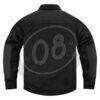 Camicia moto Icon Upstate nero - Foto 8