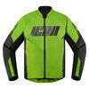 Giacca moto Icon Hooligan verde