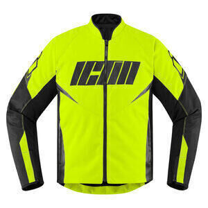Giacca moto Icon Hooligan giallo