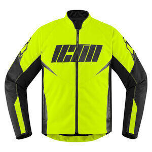 Giacca moto Icon Hooligan giallo