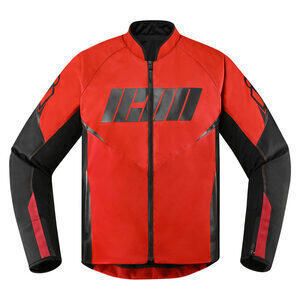 Giacca moto Icon Hooligan rosso