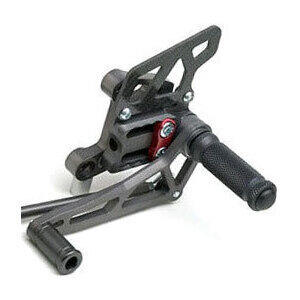 Ricambio pedane LSL per Triumph Speed Triple 1050 -'10 poggiapiedi lato cambio