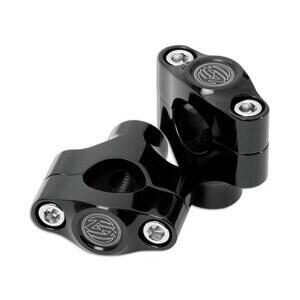 Coppia riser manubrio 25.4mm Roland Sands rialzo 38mm nero