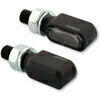 Coppia frecce led Highsider Bronx mini nero opaco fumè - Foto 3