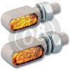 Coppia frecce led Highsider Bronx mini grigio fumè - Foto 3
