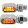 Coppia frecce led Highsider Bronx mini grigio fumè