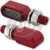 Coppia frecce led Highsider Bronx mini rosso fumè - Foto 3