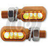 Coppia frecce led Highsider Bronx mini oro fumè - Foto 3