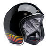 Casco moto aperto Biltwell Bonanza nero lucido/oro