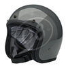 Casco moto aperto Biltwell Bonanza grigio scuro lucido - Foto 3