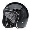 Casco moto aperto Biltwell Bonanza nero lucido - Foto 3