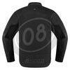 Giacca moto Icon Hooligan Perforated nero - Foto 6