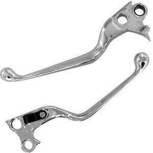 Set leve comando manubrio freno e frizione per Harley-Davidson Sportster '96-'03 Drag Specialties Wide Blade cromo