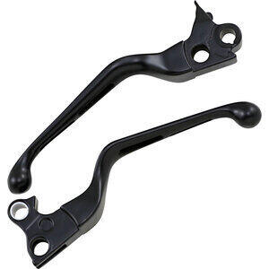 Set leve comando manubrio freno e frizione per Harley-Davidson Sportster '96-'03 Drag Specialties Wide Blade alleggerite nero