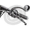 Kit leve comando manubrio per Harley-Davidson Sportster '96-'03 Drag Specialties Wide Blade alleggerite nero - Foto 4