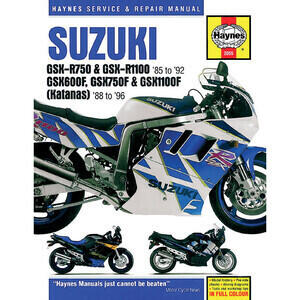 Manuale di officina per Suzuki GSX 750-1100 F -'97