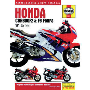 Workshop manual Honda CBR 600 F \'91-\'98