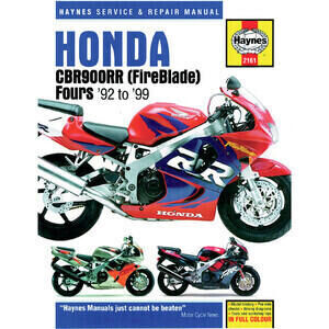 Workshop manual Honda CBR 900 RR -\'99
