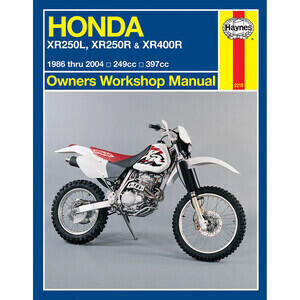 Manuel d\'atelier Honda XR 250-400 \'86-\'04