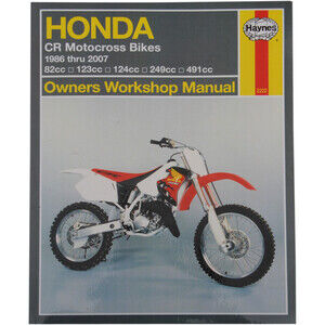 Workshop manual Honda CR 125-500 \'86-\'07
