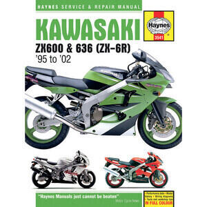 Workshop manual Kawasaki ZX-6R -'02