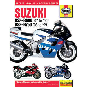 Manual de taller Suzuki GSX-R 600-750 \'96-\'00