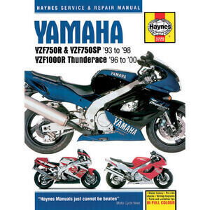 Manuale di officina per Yamaha YZF 1000 R -'00