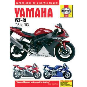 Manuale di officina per Yamaha YZF-R1 1000 -\'03