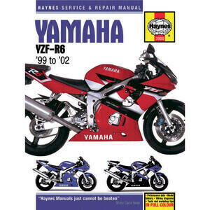 Manuale di officina per Yamaha YZF-R6 600 -\'02
