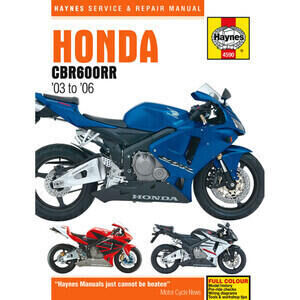 Workshop manual Honda CBR 600 RR -\'06