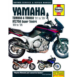 Manuale di officina per Yamaha XTZ 750 Super Tenerè