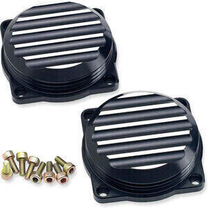 Coperchio carburatori per Triumph Bonneville 900 i.e. Joker Machine nero coppia