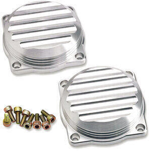 Coperchio carburatori per Triumph Bonneville 900 i.e. Joker Machine grigio coppia