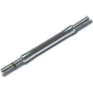 Ricambio pedane Tarozzi asta rinvio 320mm acciaio M6 maschio