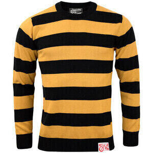 Sweatshirt 13 1/2 Outlaw stripes noir/jaune