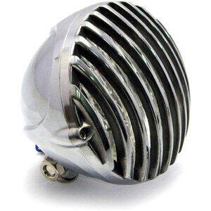 Faro anteriore 4.5'' per Harley-Davidson Prison alogeno attacco basso lucido