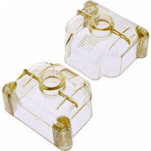 Carburetor float chamber Bing CV plastic transparent pair