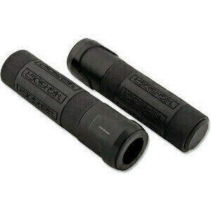 Coppia manopole Highsider Akron 22mm forate nero