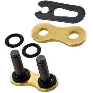 Chain link DID 520VX3 gold clip